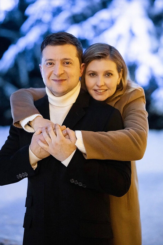 Olena Zelenska ir Volodymyras Zelenskis / Scanpix nuotrauka