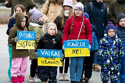 Akcija už Ukrainos vaikus / Kristinos Jasudaitės nuotr.