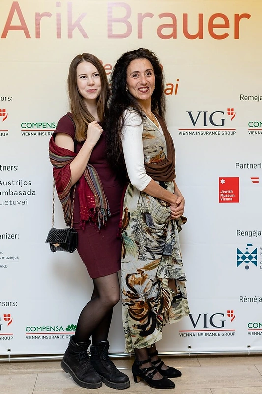 Gitaristė Danguolė Lingytė ir Ariko Brauerio dukra Timna Brauer / Luko Balandžio nuotr.