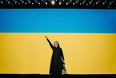 Marinos Abramović paskaita Kaune / Martyno Plepio nuotr.