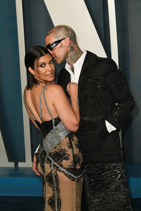 Kourtney Kardashian ir Travisas Barkeris / „Scanpix“ nuotr.