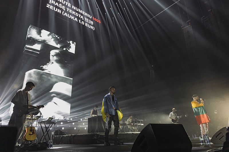 Grupės „8 Kambarys“ koncertas „Žalgirio“ arenoje / Lukas Grušecko ir Evelinos Sabaliauskaitės nuotr.