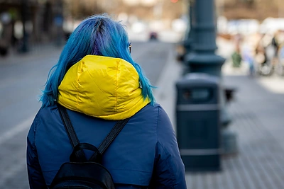 Mamų eisena Gedimino prospektu už vaikus, žuvusius kare Ukrainoje / Luko Balandžio nuotr.