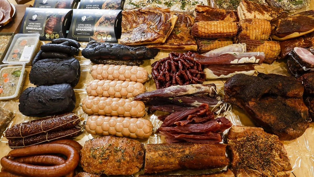 „Rivonos“ mėsinės produkcija / Teodoro Biliūno nuotr.