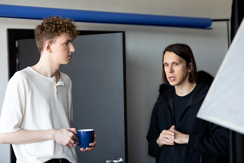 Kristijonas Ribaitis ir Saulius Baradinskas / Pauliaus Butkaus nuotr.