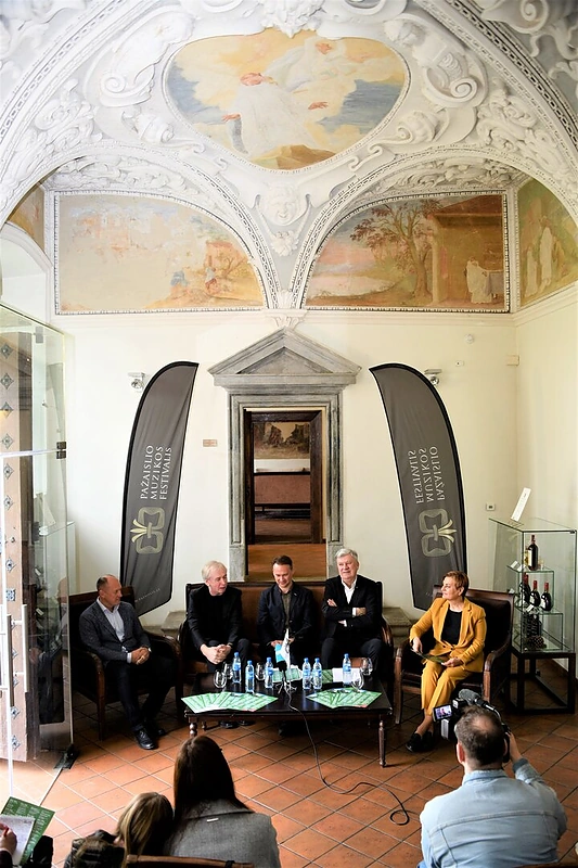 Pažaislio muzikos festivalio pristatymo spaudos konferencija
