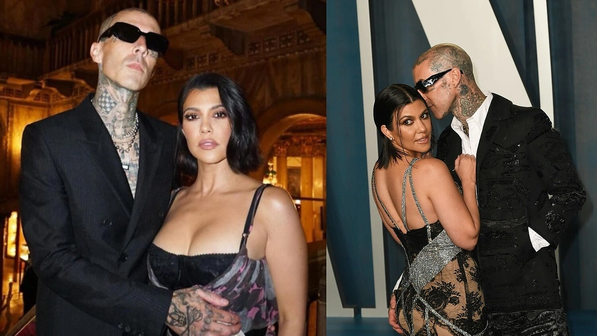 Kourtney Kardashian ir Travisas Barkeris / „Scanpix“ nuotr.