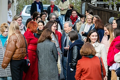 Katyos Kononenko parodos „Aistra gyventi ar baimė numirti?“ atidarymas / Teodoro Biliūno nuotr.