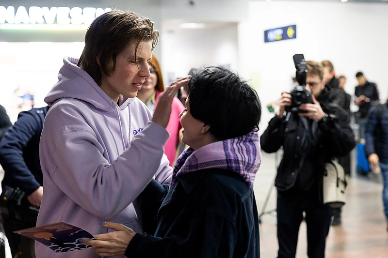 Monika Liu ir Kasparas Sipavičius-Dėdė Kaspa / Žygimanto Gedvilos BNS nuotr.