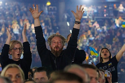 Paramos Ukrainai koncertas „Vienybės jėga“ Kauno „Žalgirio“ arenoje / Eriko Ovčarenko nuotr.