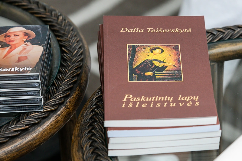Dalios Teišerskytės poezijos rinkinio pristatymas / Teodoro Biliūno BNS nuotr.
