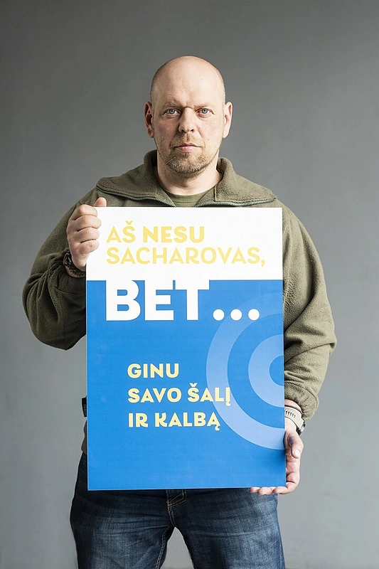 Gabrielius Liaudanskas-Svaras / Kapanijos „Aš nesu Sacharovas, bet...“ nuotr.