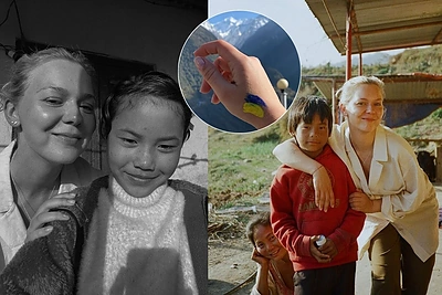 Nepale M.Linkytė apie karą Ukrainoje pasakojo ne tik vaikams: sutiko propagandos paveiktą vyriškį