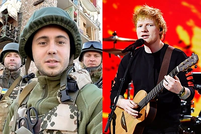 Ukrainos grupė įrašė dainą su Edu Sheeranu: vaizdo klipą filmavo fronto linijoje