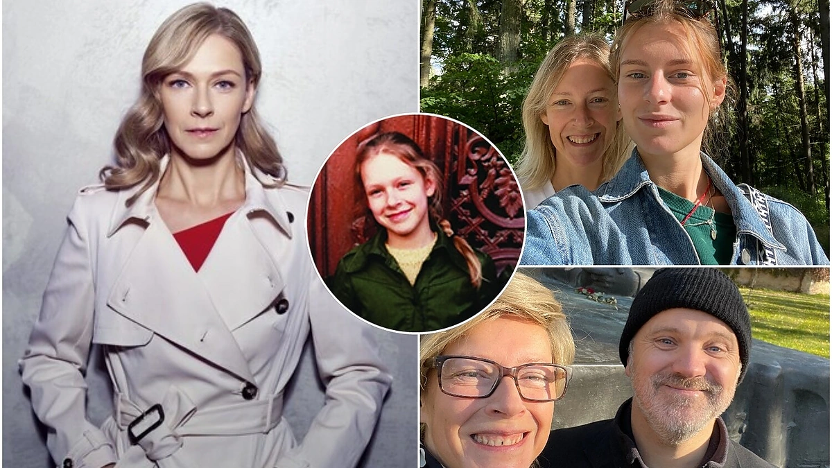 Gabija Jaraminaitė su dukra Elena ir Giedriumi Savicku / Asmeninio albumo nuotr.