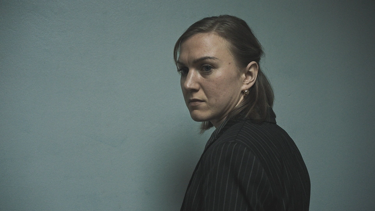 Laima Akstinaitė / Kadras iš filmo „Apklausa“