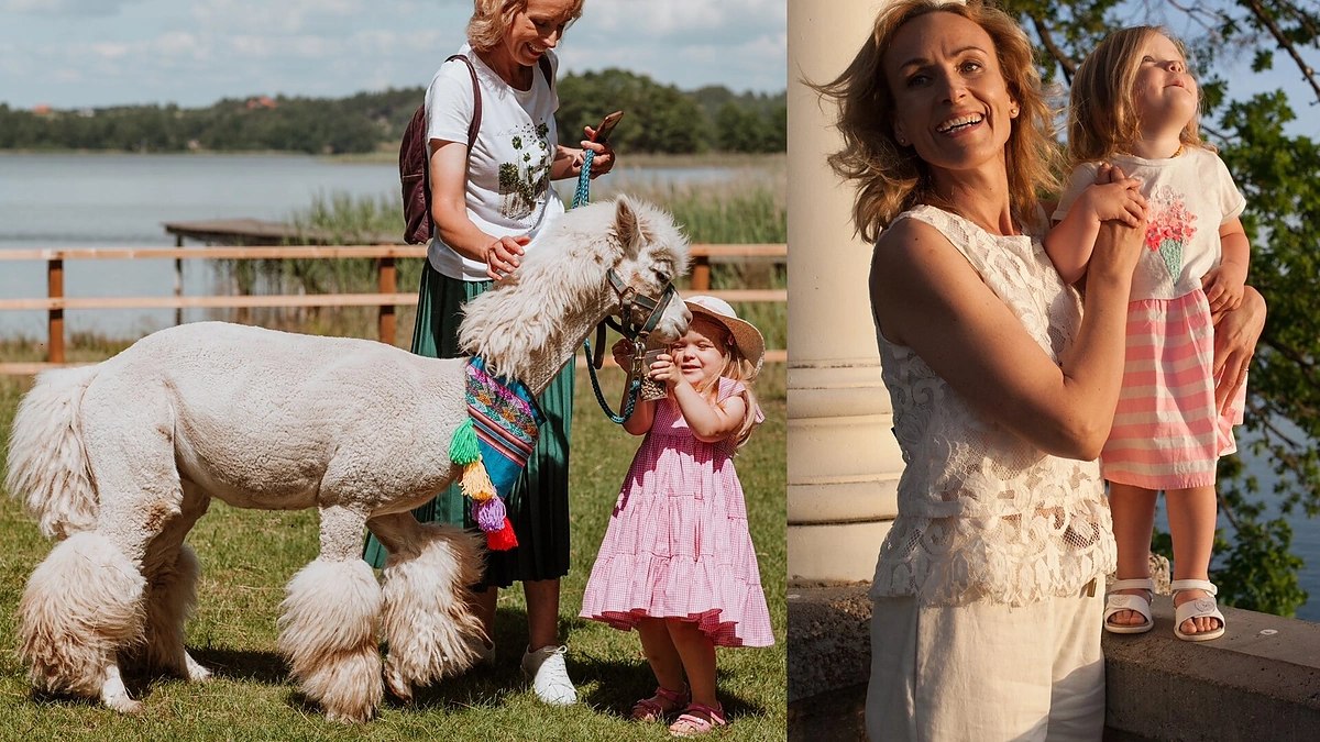 Inga Globė su dukra / Kristinos Jasudaitės nuotr.