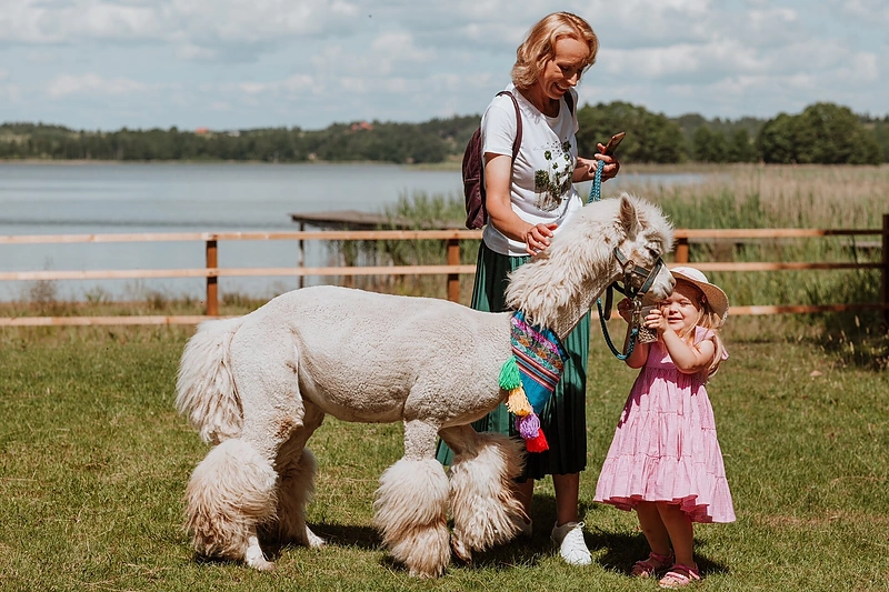 Inga Globė su dukra / Kristinos Jasudaitės nuotr.