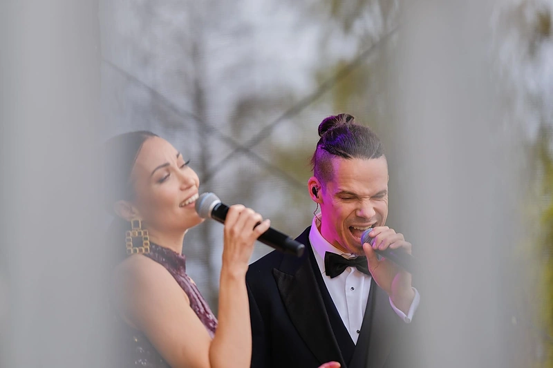 Karina Krysko ir Jeronimas Milius Tulpių žydėjimo šventėje Burbiškio dvare / Augustės Labenskytės nuotr.