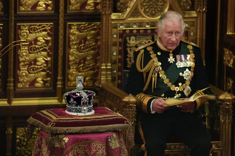 Princas Charlesas Jungtinės Karalystės parlamento sesijos atidarymo ceremonija / „Scanpix“ nuotr.