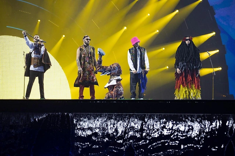 Ukrainos atstovai „Eurovizijoje'22“ grupė „Kalush Orchestra “ / EBU nuotr.