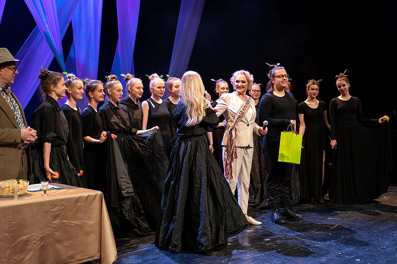 Ingos Norkutės jubiliejaus vakaras Valstybiniame Šiaulių dramos teatre / Teatro archyvo nuotr.
