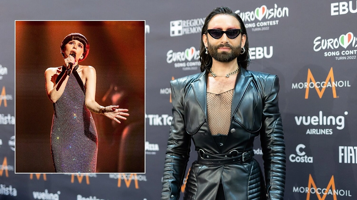 Conchita Wurst ir Monika Liu / Luko Balandžio nuotr.