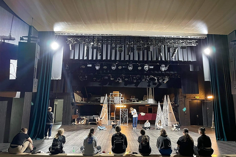„Low Air“ „Savoj krūvoj metodo” edukacinės dirbtuvės Anykščiuose / Teatro archyvo nuotr.