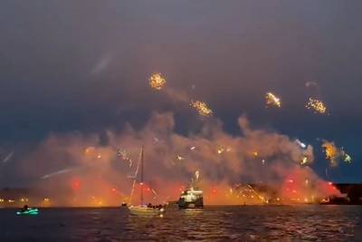 Klaipėdos laivų paradas / Stop kadras