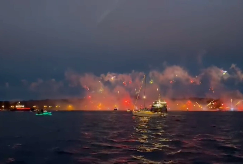 Klaipėdos laivų paradas / Stop kadras