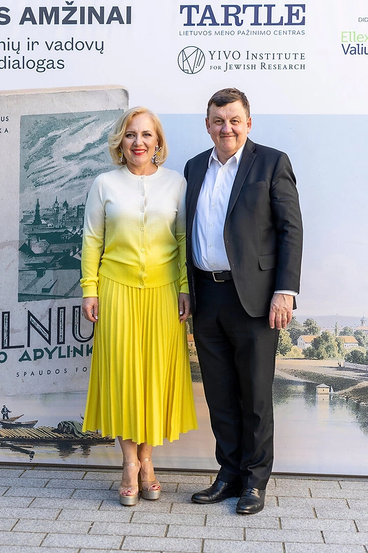 „Tartle“ steigėjas, kolekcininkas Rolandas Valiūnas su žmona Renata / Irmanto Gelūno nuotr.