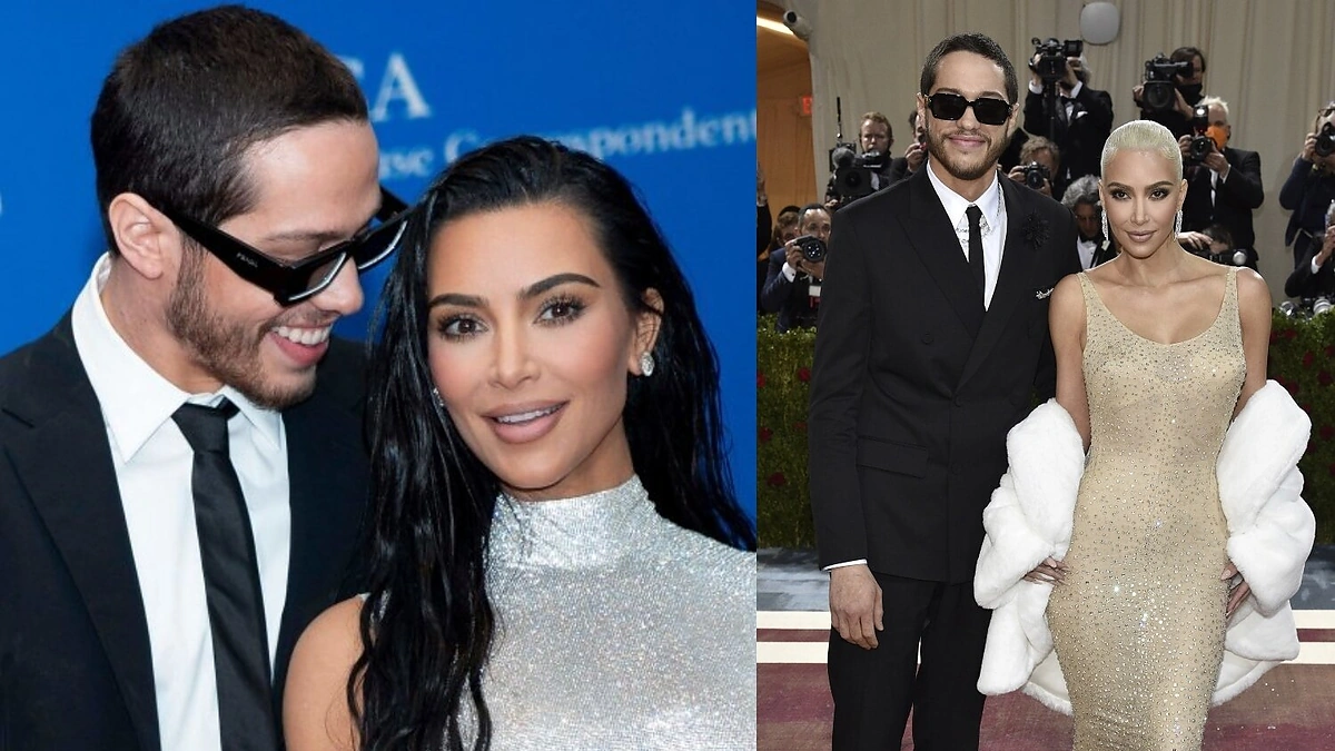 Kim Kardashian ir Pete'as Davidsonas / „Scanpix“ nuotr.