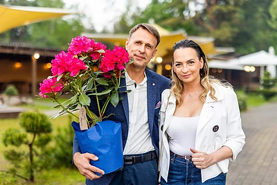 Jurga Anusauskienė ir Nerijus Vernickas / Irmanto Gelūno nuotr.