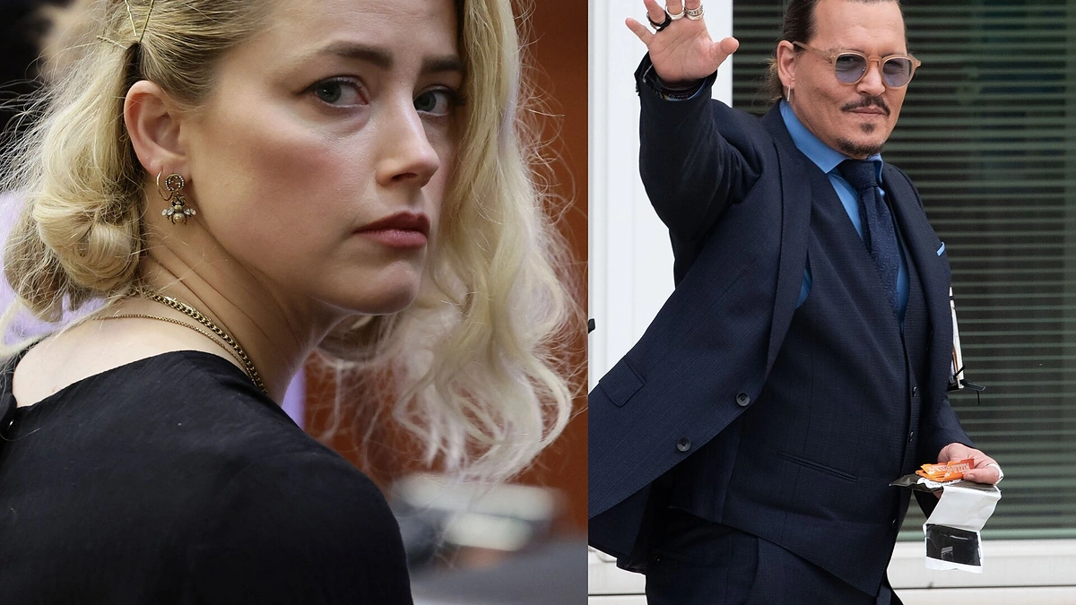 Amber Heard ir Johnny Deppas / Scanpix nuotr.