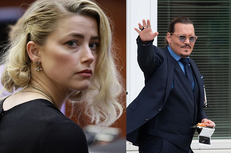 Amber Heard ir Johnny Deppas / Scanpix nuotr.