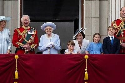 „Trooping the Colour“ paradas / „Scanpix“ nuotr.