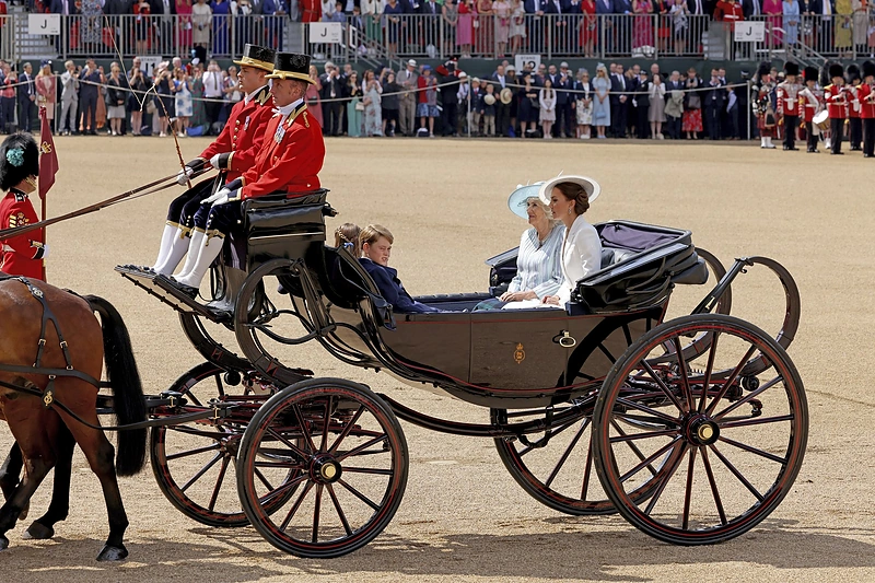 „Trooping the Colour“ paradas / „Scanpix“ nuotr.