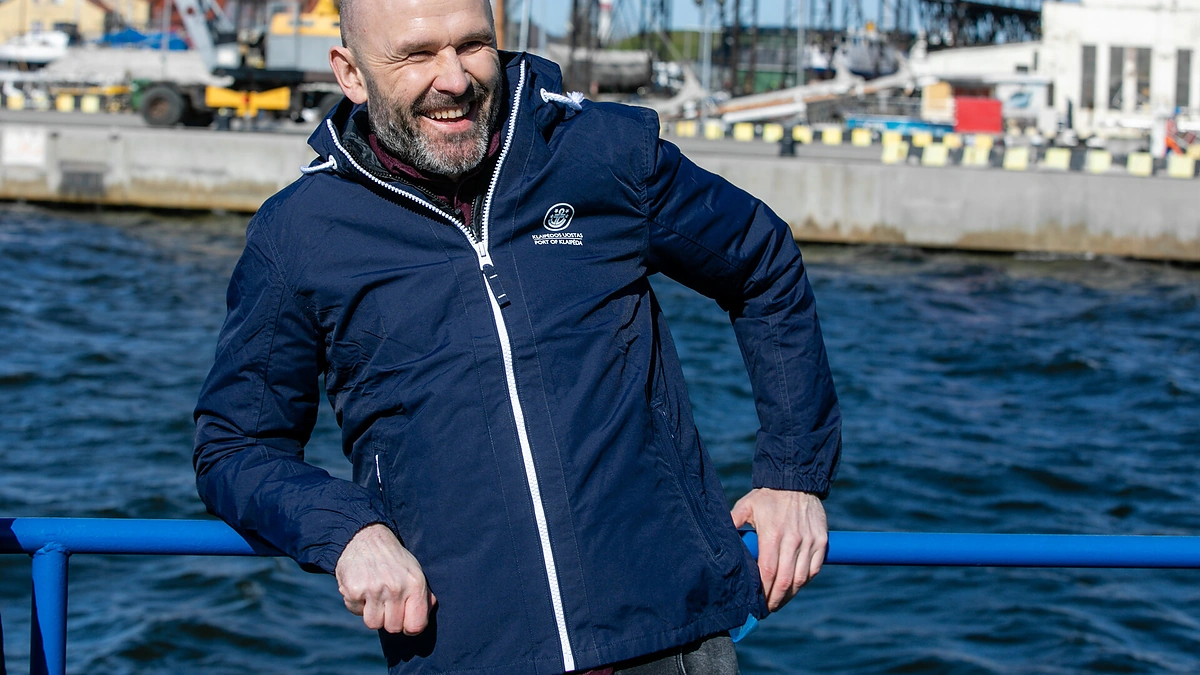 Robertas Petrauskas Klaipėdoje / Teodoro Biliūno / BNS nuotr.