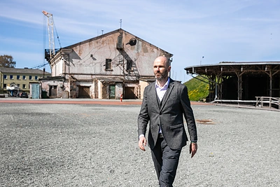 Robertas Petrauskas Klaipėdoje / Teodoro Biliūno / BNS nuotr.