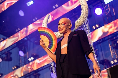 Koncertas prie Baltojo tilto „Išdidūs miestai“ / Pauliaus Peleckio nuotr.