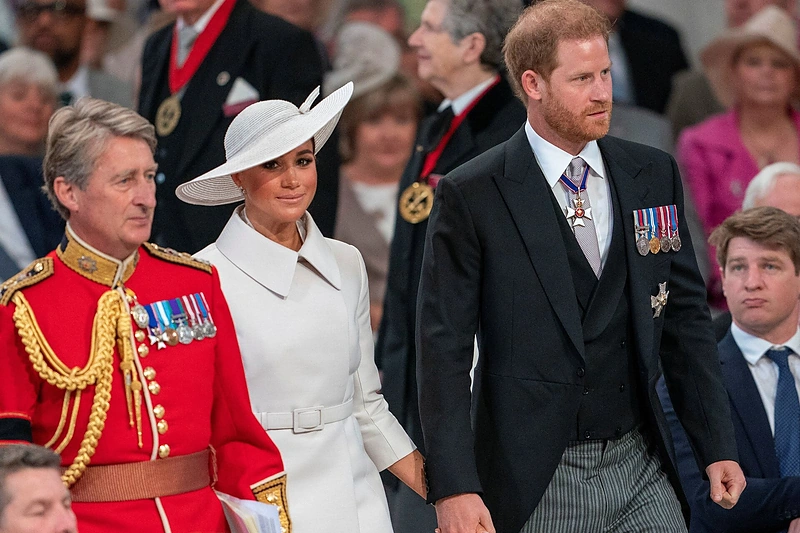 Princas Harry su žmona Meghan Markle / „Scanpix“ nuotr.