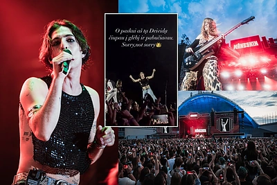 Po įžūlaus gerbėjų elgesio Vilniuje „Måneskin“ imasi permainų scenoje