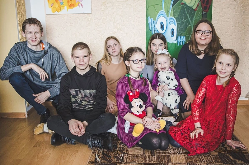 Šilutiškės Onos Jogienės globojami vaikai / FotoPlunksna nuotr.