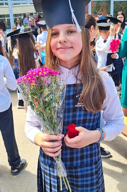 Andriaus Rimiškio dukra Lėja / Asmeninio albumo nuotr.