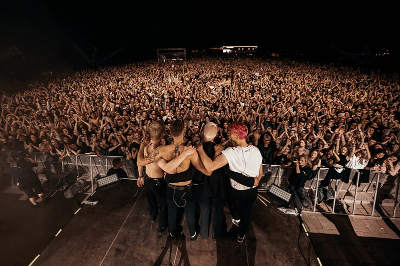 „ba.“ koncertas Vingio parke / Gabrieliaus Jauniškio nuotr.