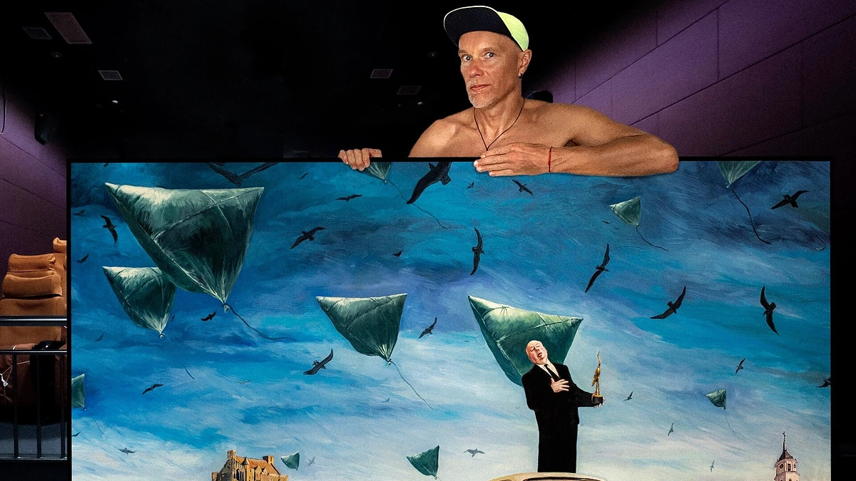 Algio Kriščiūno paveikslas „The Birds“