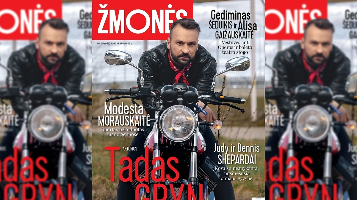 Tadas Gryn / Žurnalas „Žmonės“ viršelis
