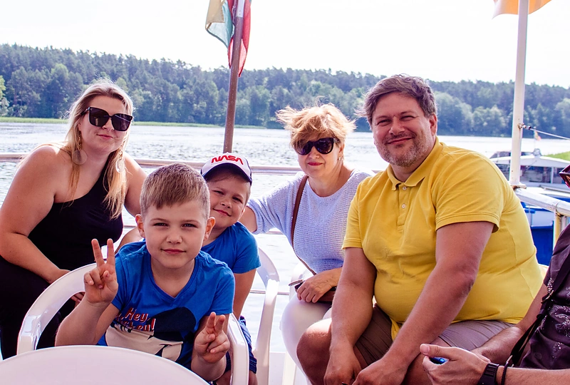 Žinomos šeimos laiką leido Birštone / Karolinos Alaburdaitės nuotr.