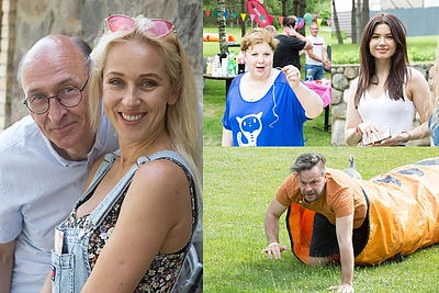 Aktorių žvaigždynas lobio paieškomis ir vandens mūšiu pradėjo „Domino“ teatro vasaros sezoną