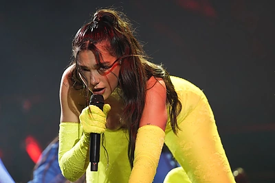 Dua Lipa koncertiniame ture „Future Nostalgia“ / „Scanpix“ nuotr.